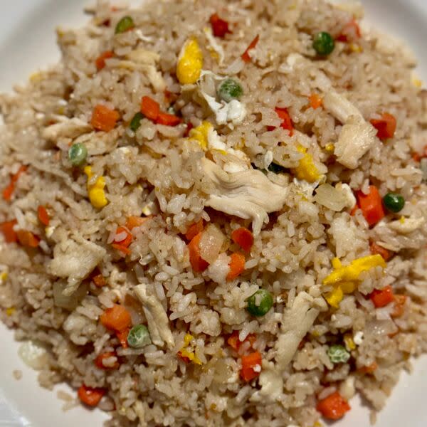 Fried rice chicken