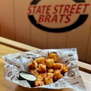Cheese Curd Cubes Basket