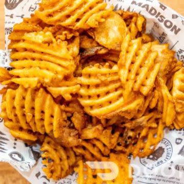 Basket Seasoned Waffle Fries 