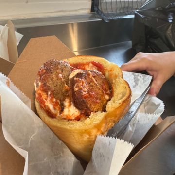 Eggplant Parm Sandwich