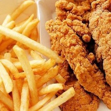 Chicken Tenders w/ Fries or Rings
