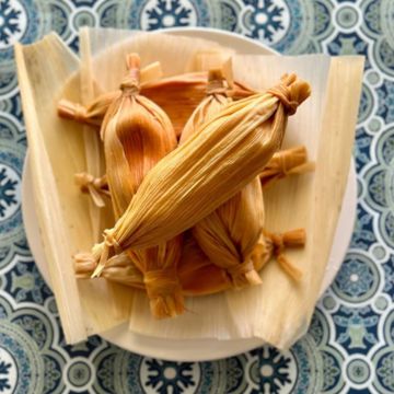 Green Chili & Cheese Tamale