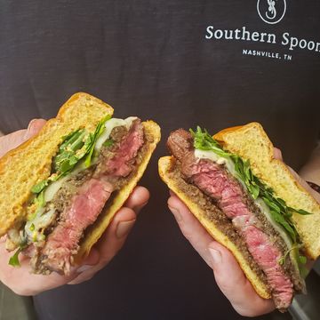 Red-eye Steak Sandwich