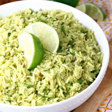 Green Chile Rice Bowls