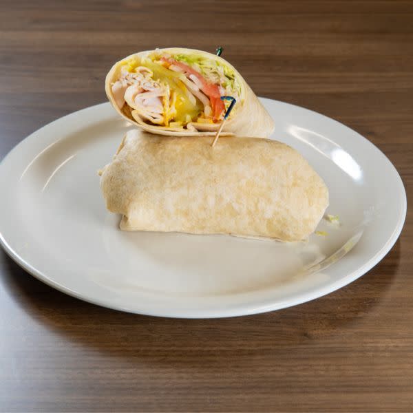 Ham and cheese wrap