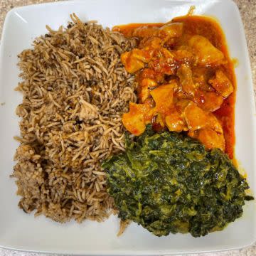 Pilau, Chicken & Spinach 