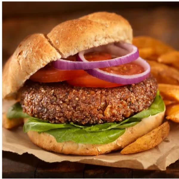 Impossible PittsBurger with Fries