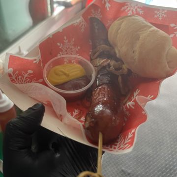 Kiełbasa on the stick