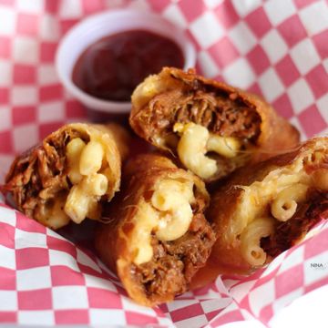 Brisket Mac n Cheese Roll