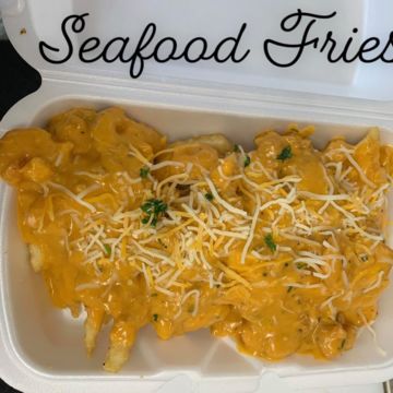 Loaded Seafood Fries