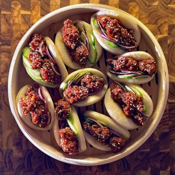 Korean Fried Chicken Gua Bao