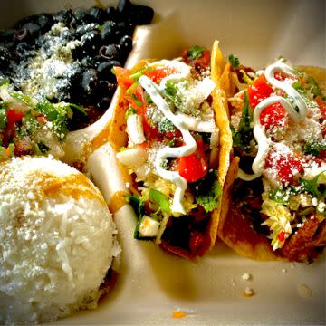 Red Mole Chicken Tacos 