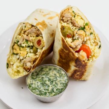 Moroccan Chicken Burrito 