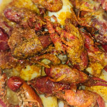 Cajun Crawfish Platter