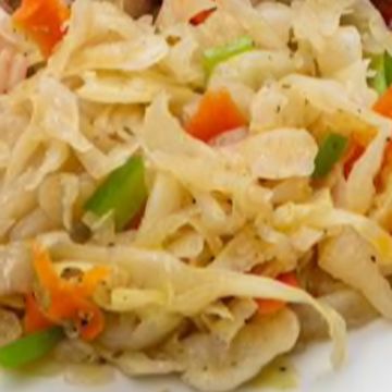 Stir Fried Cabbage 