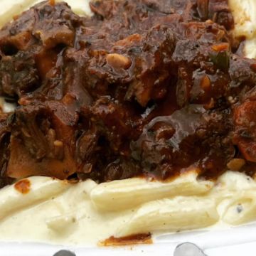 Oxtail Beef Alfredo 