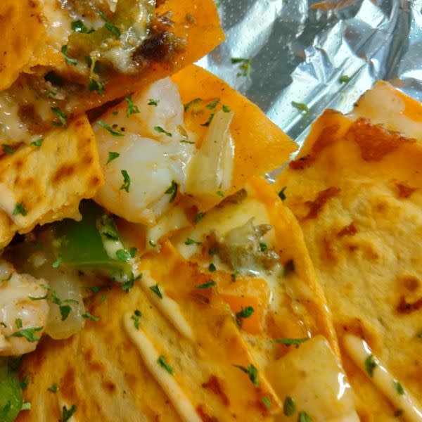 Seafood Quesadilla w/ Fries