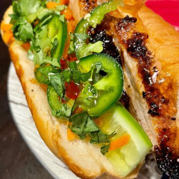 Smoked Pork Belly Bhan Mi