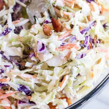 Apple Blue Cheese Coleslaw
