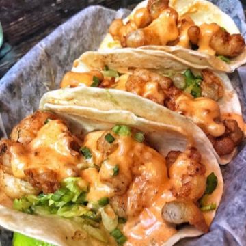 Baja chipotle tacos