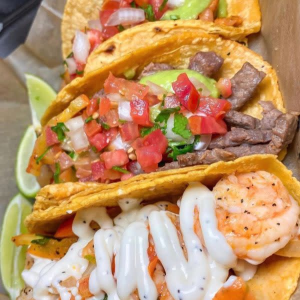Surf and turf tacos