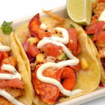 Lobster tacos
