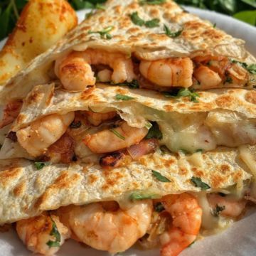 Surf and turf quesadilla