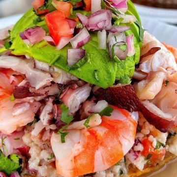 Tostada mixta 