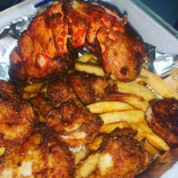 Fried Lobster, Catfish & Shrimp Basket