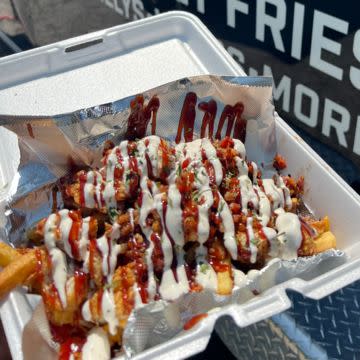Bacon BBQ Ranch fry