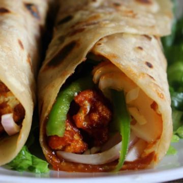 Veg Munchurian Roll