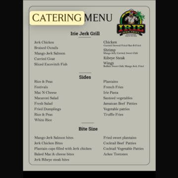 Catering Menu