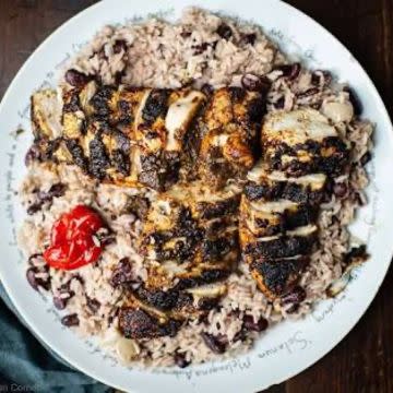 BBQ Jerk Chicken Rice Bowls
