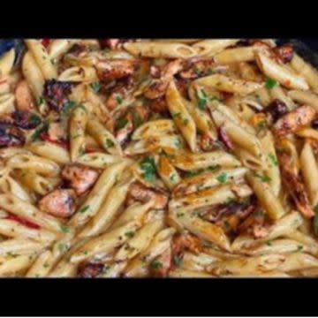 BBQ Jerk Lobster & Salmon Mac & Cheese