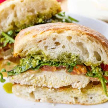 Pesto Chicken Sandwich or Wrap