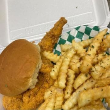 Fish Sandwich & Fries 