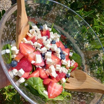 Seascape Strawberry Spinach Salad