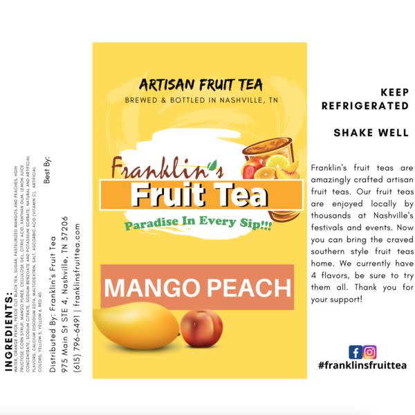 Mango Peach Fruit Tea Large