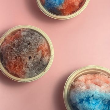 2 flavor shaved ice