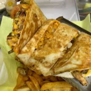 Steak Cheesesteak Quesadilla Basket