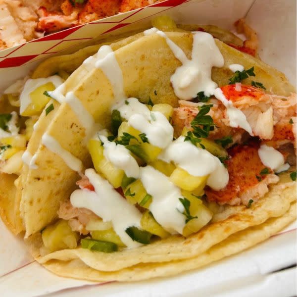 Lobster taco's