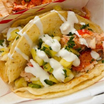 Lobster taco's