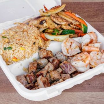 Steak & Shrimp Plate 