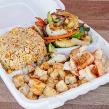 Chicken & Shrimp Plate 