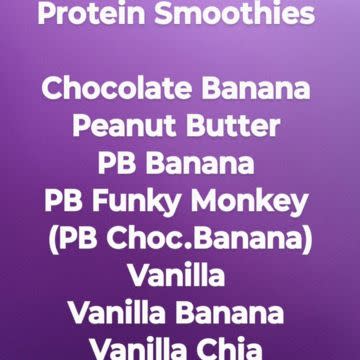 Protein Smoothies 