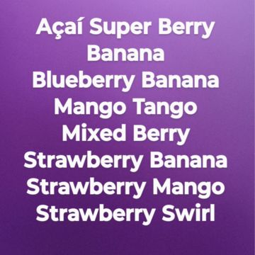 Fruit smoothies 