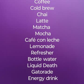 Cold drinks