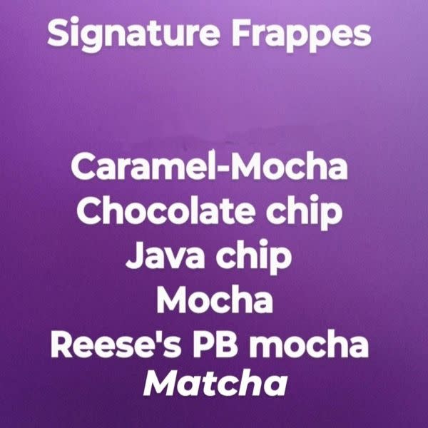 Signature Frappes