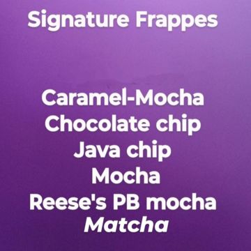 Signature Frappes