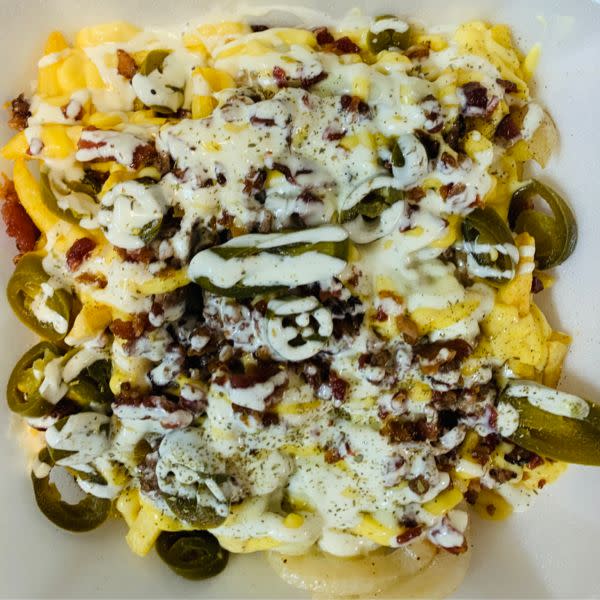 Loaded Philly club fries 